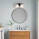 Kimorra 2 Light 15.25 inch Matte Black Vanity Light Wall Light
